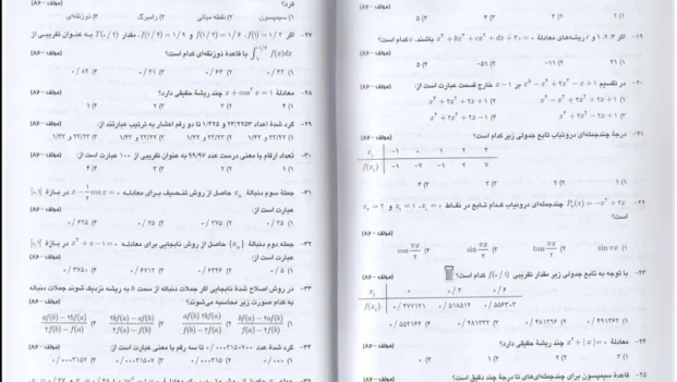 دانلود کتاب آنالیز عددی از مجید امیرفخریان pdf
