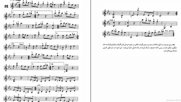 دانلود کتاب شیوه سنتور نوازی اثر پشنگ کامکار pdf